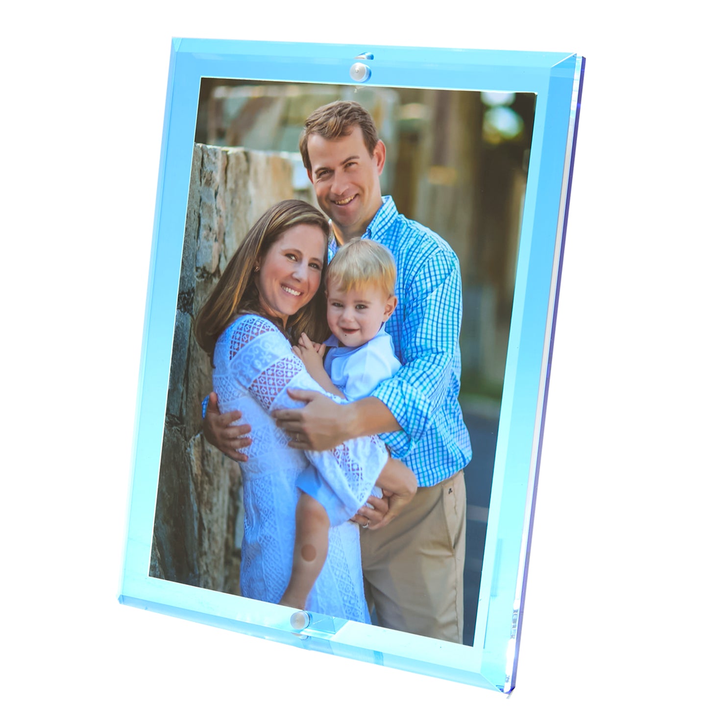 Sapphire Acrylic 5" x 7" Beveled Frame