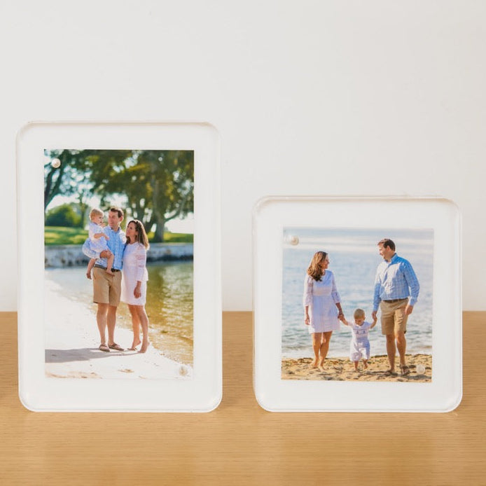 5 X 7 WHITE FLIP FRAME