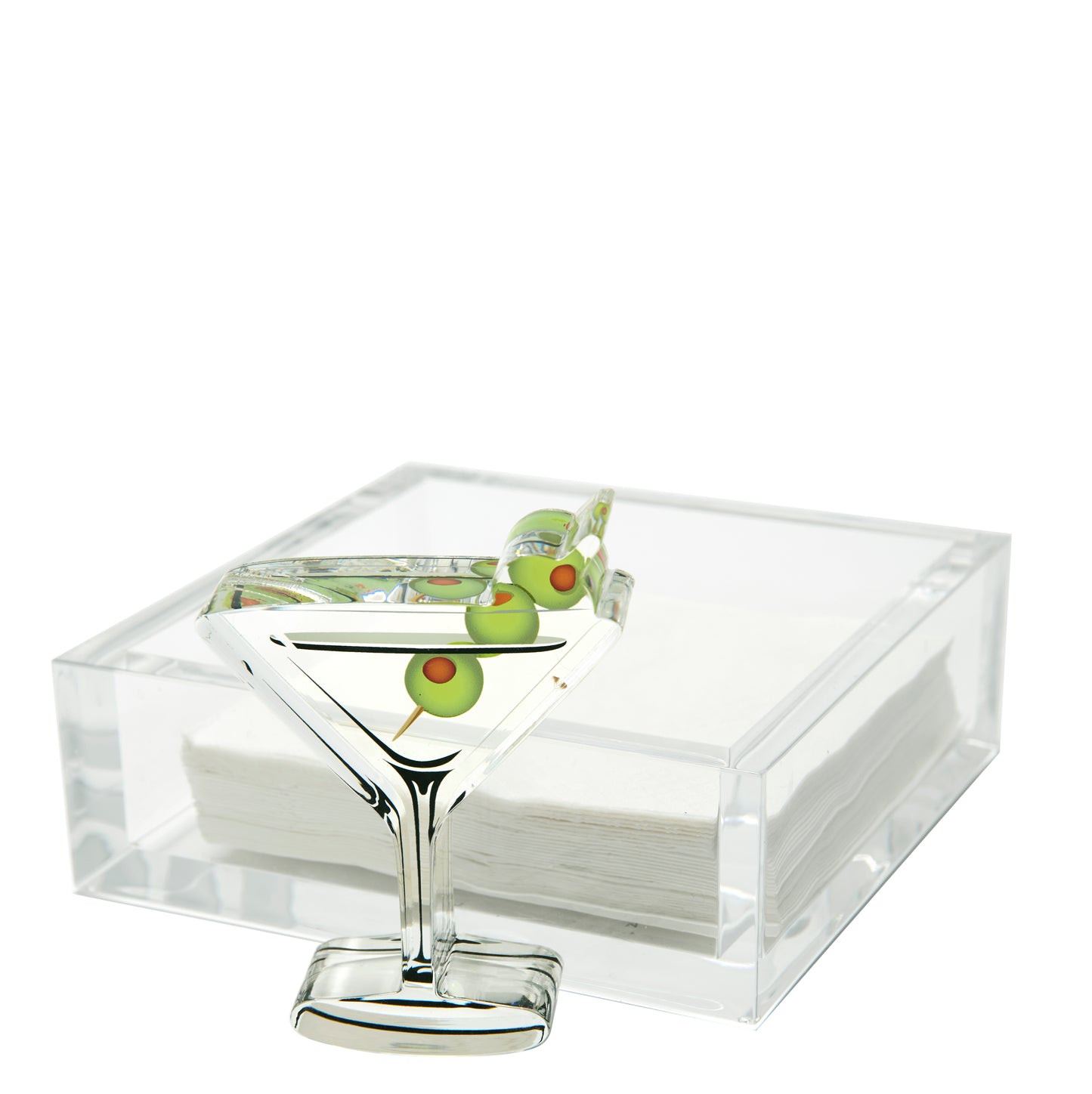 Cocktail Napkin Holder - Martini