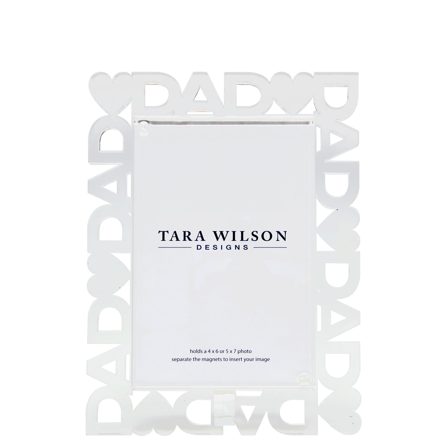 WORD FRAME - (HEART) DAD