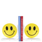 BOOKENDS - MIRRORED YELLOW SMILEY FACE