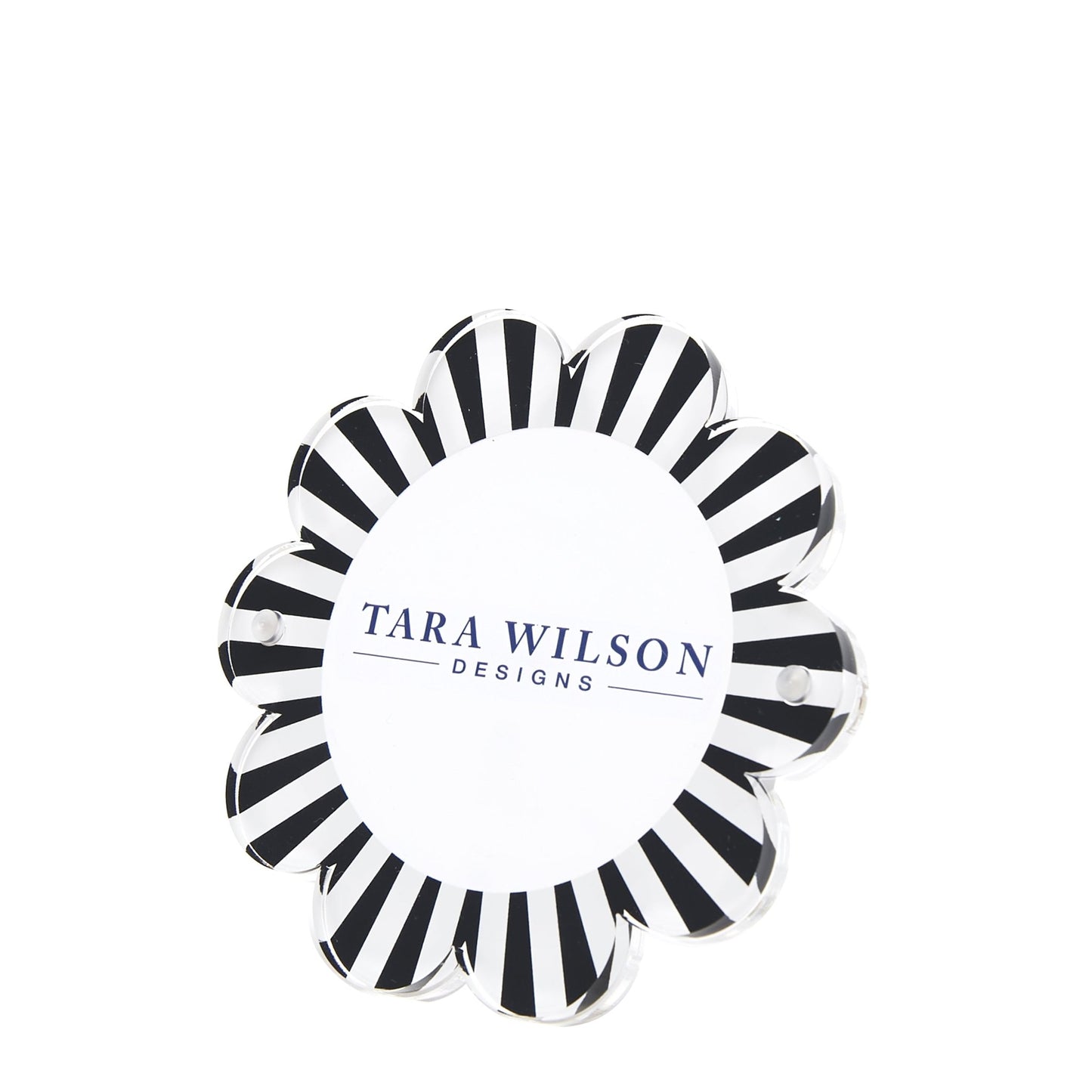 Black & White Acrylic Daisy Frame - Tara Wilson Designs