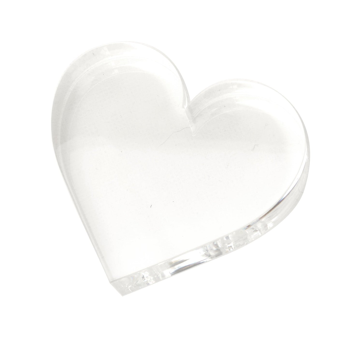 Clear Heart Napkin Weight - Tara Wilson Designs