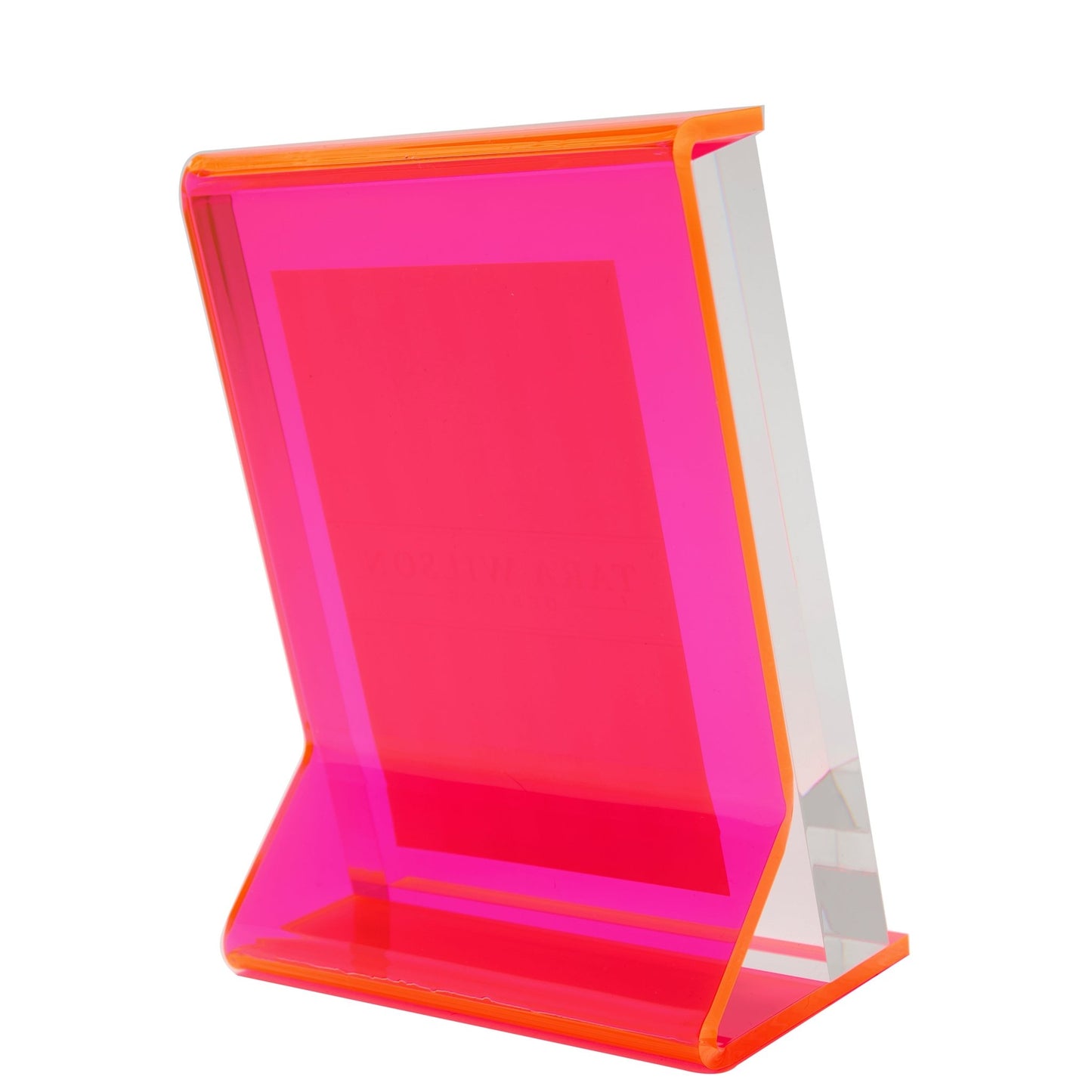 Hot Pink Acrylic Retro Frame - Tara Wilson Designs