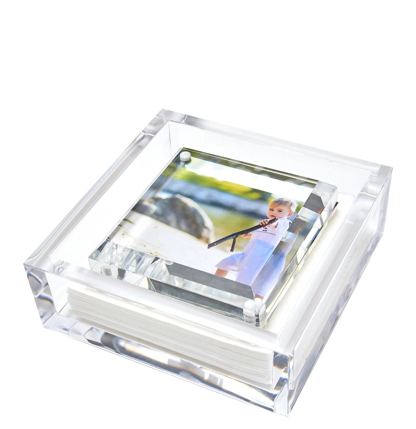 Photo Acrylic Cocktail Napkin Holder - Tara Wilson Designs