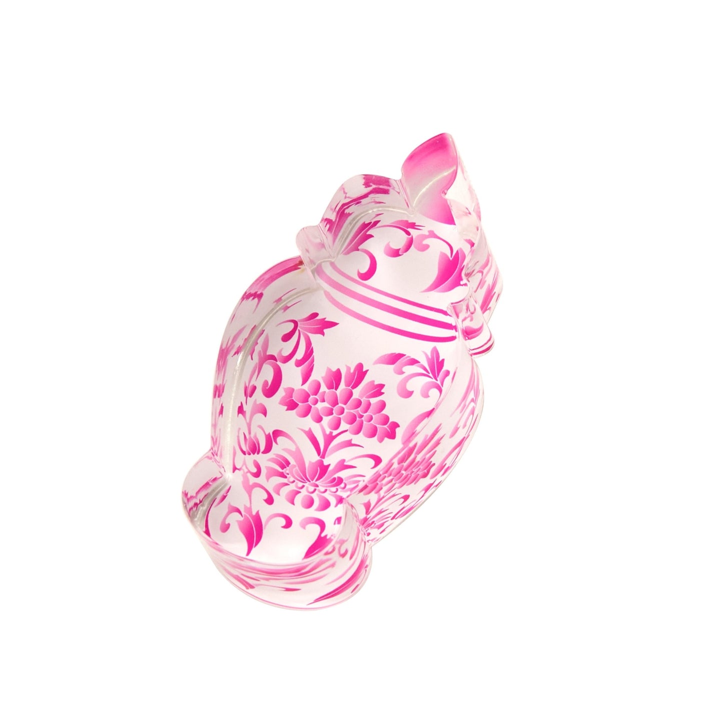 Pink Ginger Jar Acrylic Napkin Weight - Tara Wilson Designs