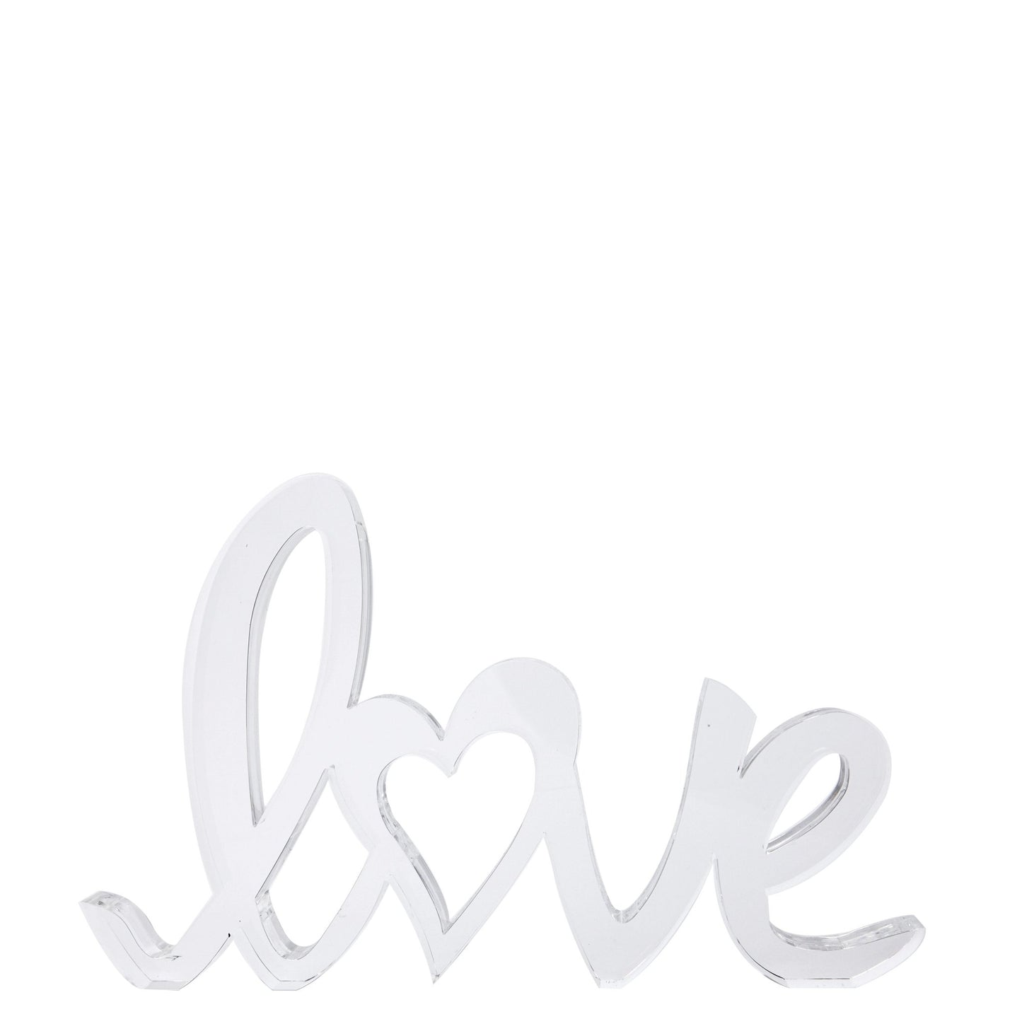 Stand Alone - Love (Clear Cursive) - Tara Wilson Designs