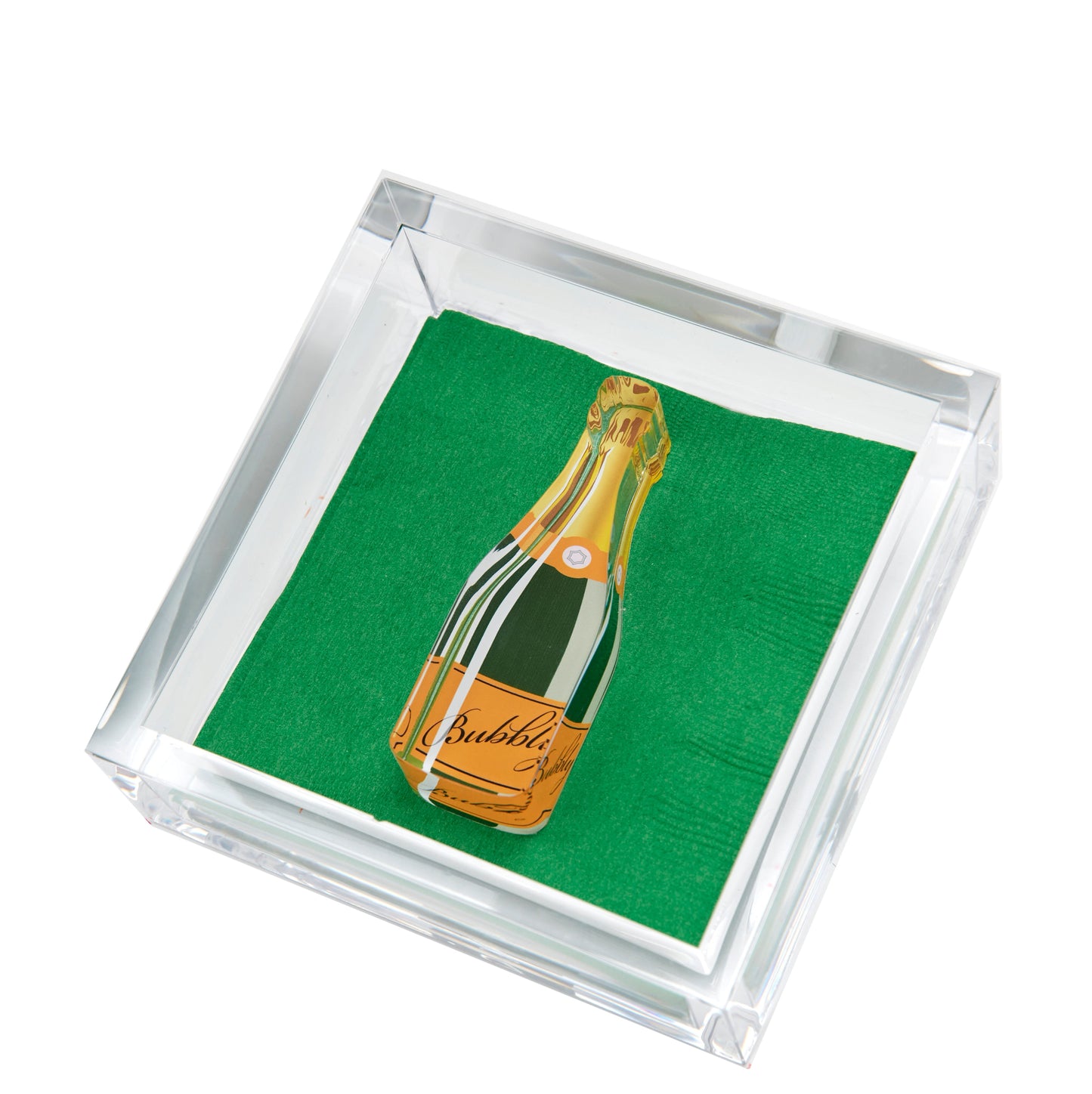 Cocktail Napkin Holder - Bubbly