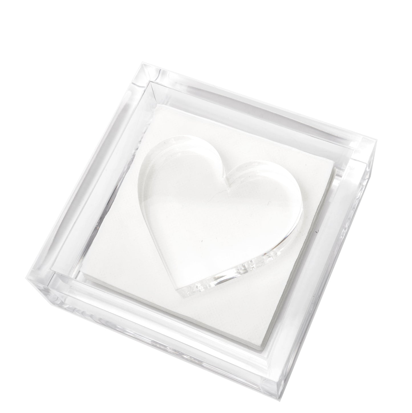COCKTAIL NAPKIN HOLDER - HEART