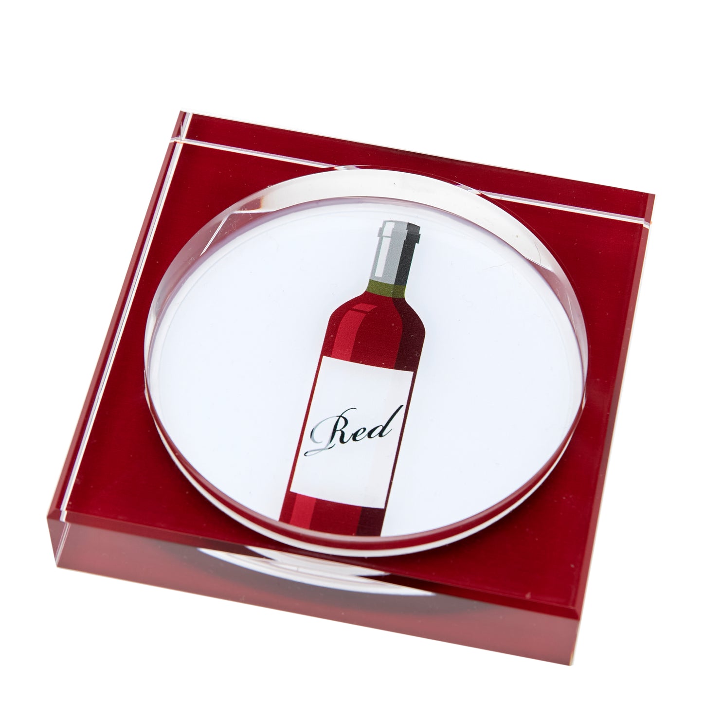 BOTTLE COASTER - RED WINE