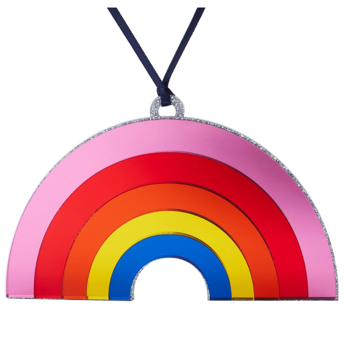Rainbow Mirrored Acrylic Ornament - Tara Wilson Designs