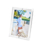 Clear Acrylic 4" x 6" Beveled Frame