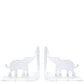 BOOKENDS - MIRRORED SILVER  ELEPHANT
