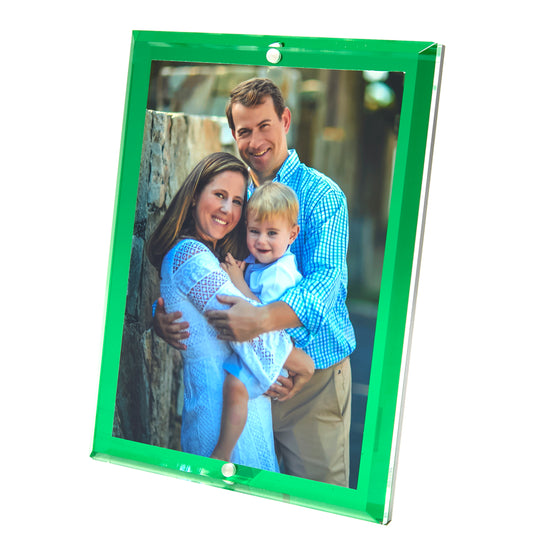 Emerald Acrylic 5" x 7" Beveled Frame
