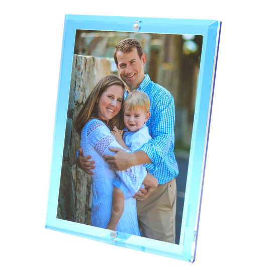 Sapphire Acrylic 5" x 7" Beveled Frame
