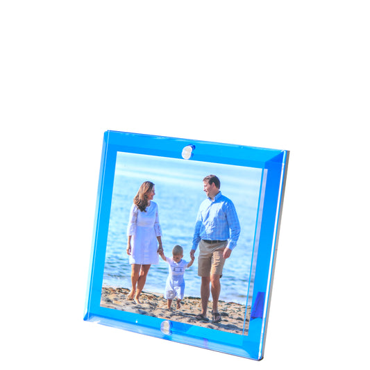 Seaglass Acrylic 4" x 4" Beveled Frame