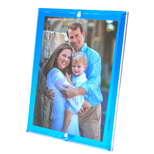 Seaglass Acrylic 5" x 7" Beveled Frame