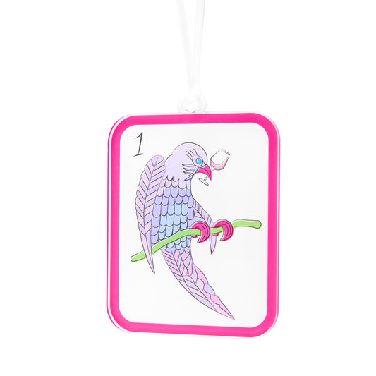 Mahjong Birdie Bam Acrylic Ornament