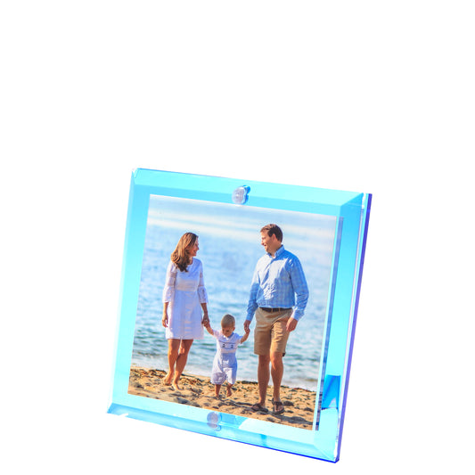 Sapphire Acrylic 4" x 4" Beveled Frame