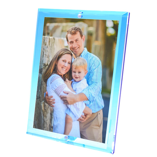 Sapphire Acrylic 5" x 7" Beveled Frame