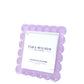 SQUARE SCALLOP - FRAME - LAVENDER