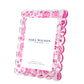 SCALLOP FRAME - PINK TOILE