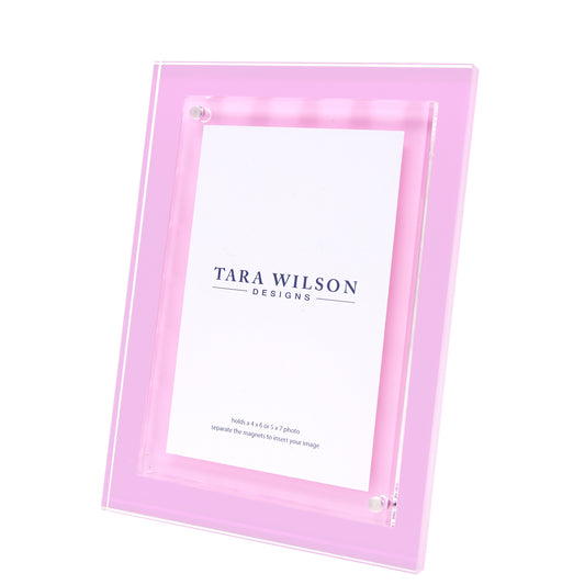 COLOR ACRYLIC FRAME - PASTEL PINK