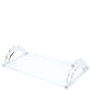 WHITE BASE SCALLOP HANDLE PHOTO TRAY