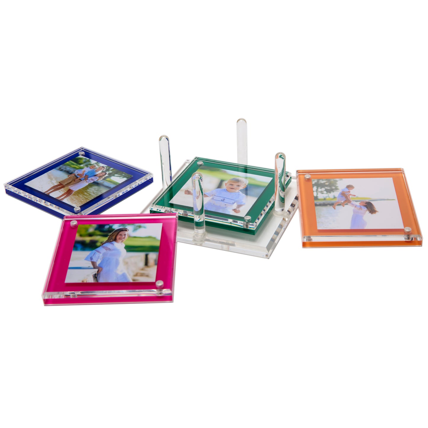 PHOTO DRINK COASTERS - MULTI-COLOR