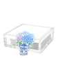 COCKTAIL NAPKIN HOLDER- HYDRANGEA BOUQUET