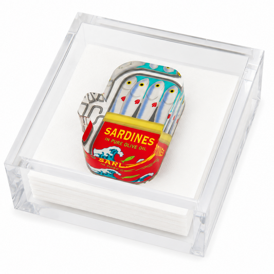 Sardines Acrylic Cocktail Napkin Holder