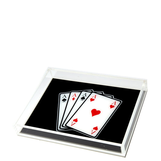Aces Acrylic Tray - Tara Wilson Designs