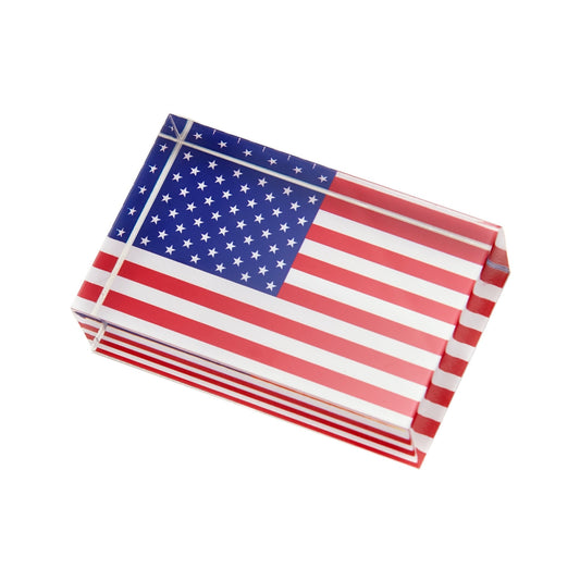 American Flag Acrylic Napkin Weight - Tara Wilson Designs