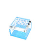 Blue Heart Acrylic 4" x 4" Photo Box - Tara Wilson Designs