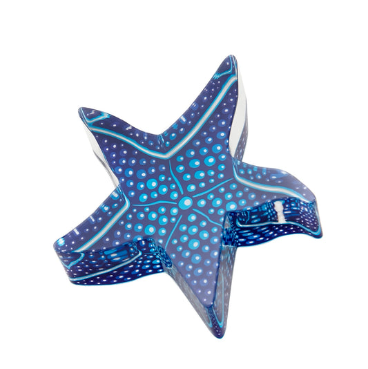 Blue Starfish Acrylic Napkin Weight - Tara Wilson Designs