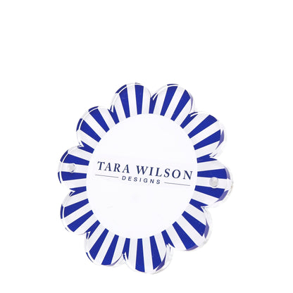 Blue & White Acrylic Daisy Frame - Tara Wilson Designs