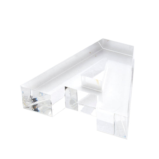 Clear A Acrylic Napkin Weight - Tara Wilson Designs