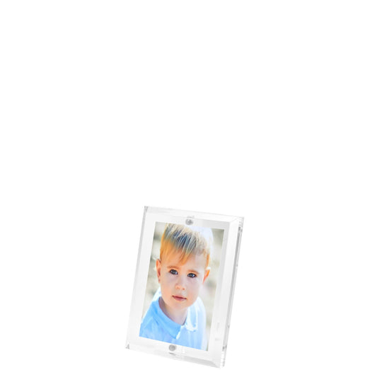 Clear Acrylic 2.5" x 3.5" Beveled Frame - Tara Wilson Designs