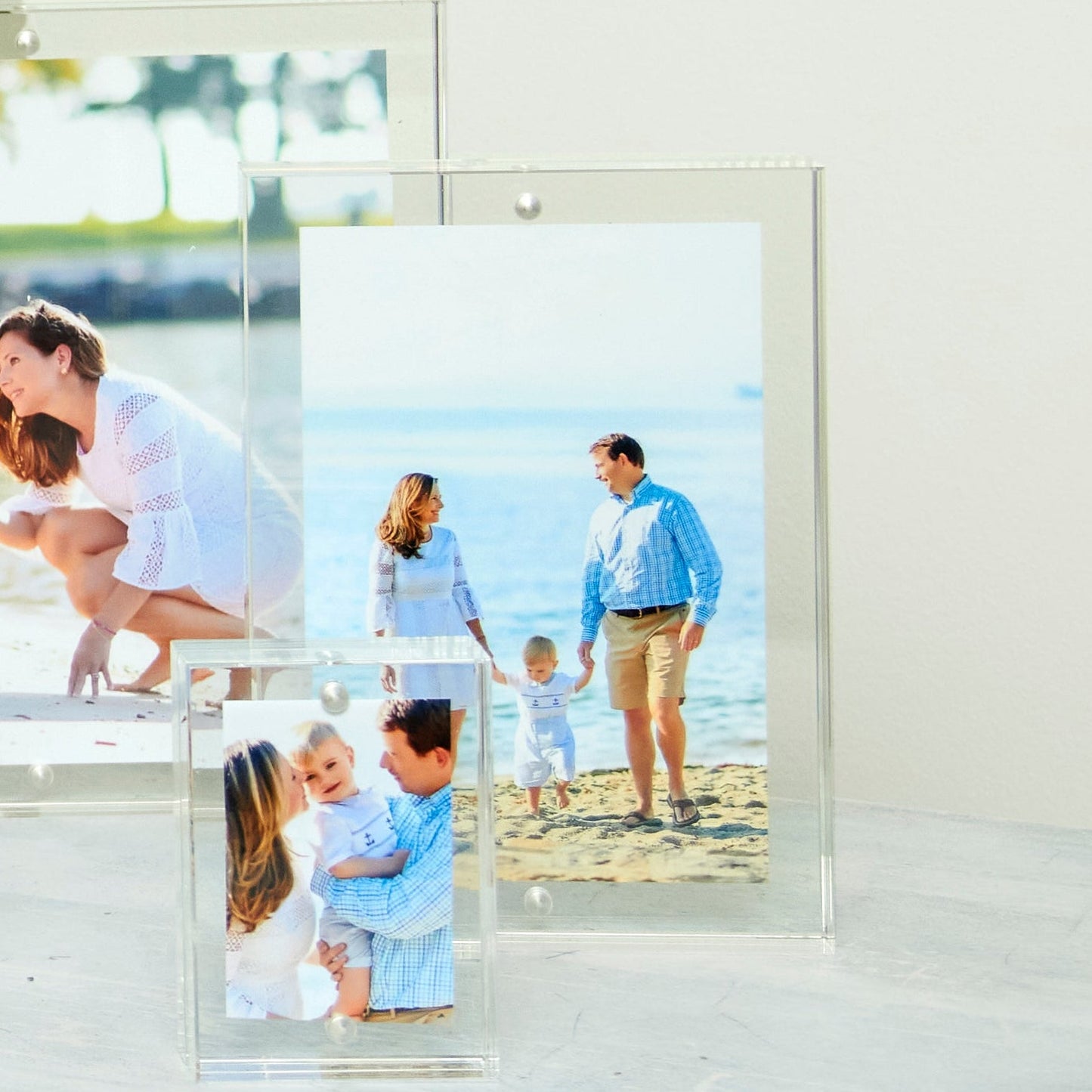 Clear Acrylic 4" x 6" Double - Sided Thick Block Frame - Tara Wilson Designs