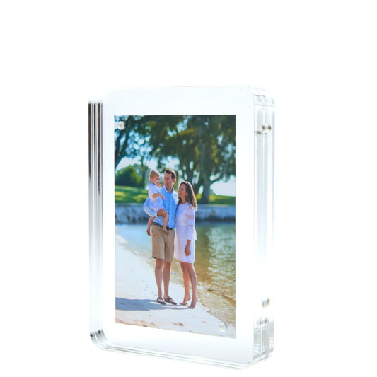 Clear Acrylic 4" x 6" Flip Frame - Tara Wilson Designs