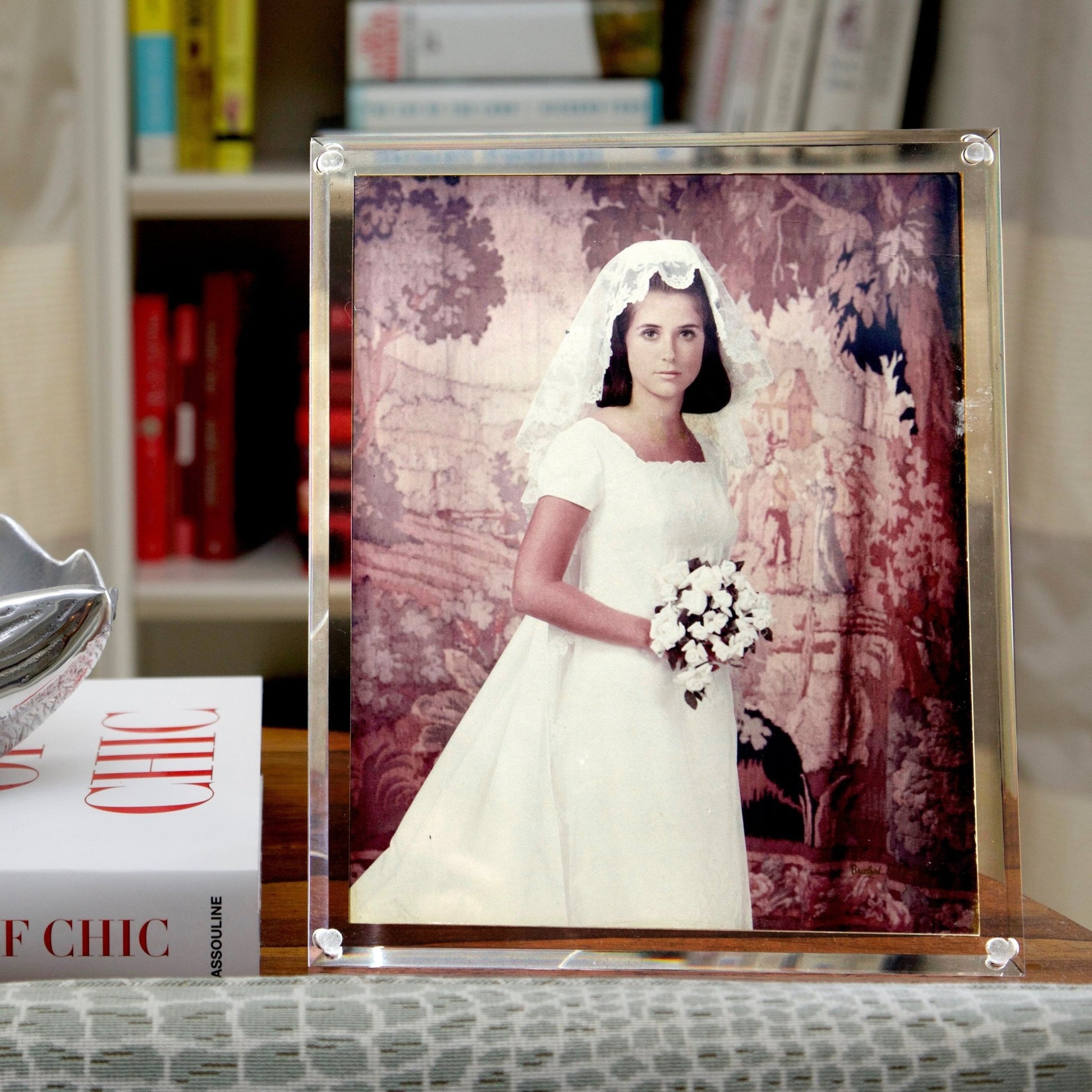 Clear Acrylic 8" x 10" Beveled Frame - Tara Wilson Designs
