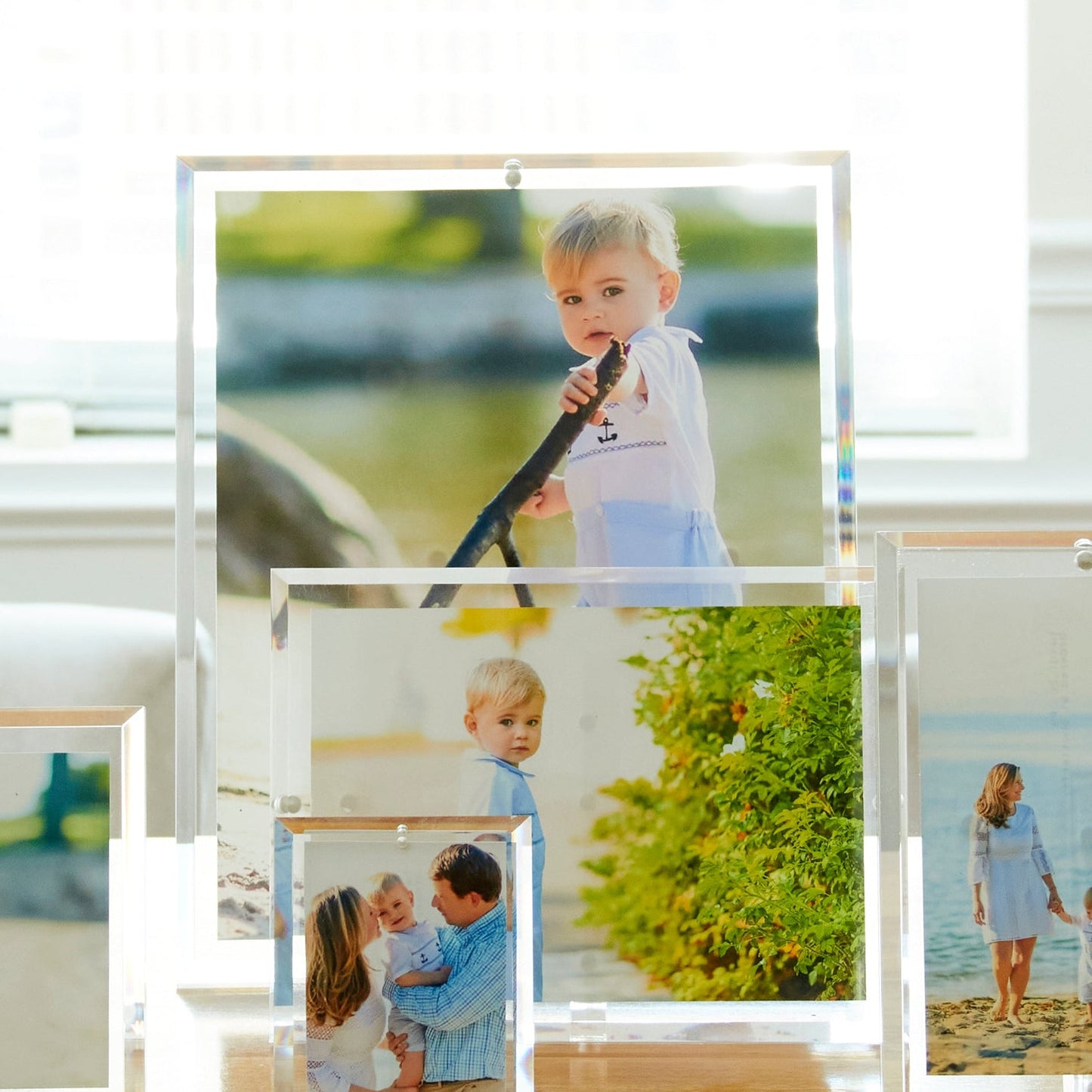 Clear Acrylic 8" x 10" Beveled Frame - Tara Wilson Designs