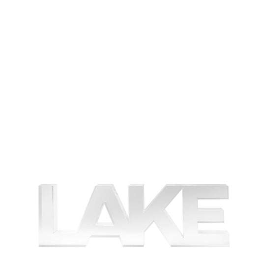 Clear Acrylic Lake Stand Alone - Tara Wilson Designs