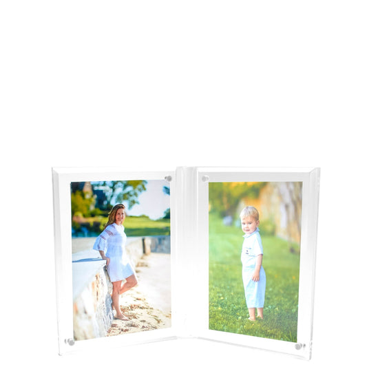 Clear Acrylic Large Double Bevel Frame - Tara Wilson Designs
