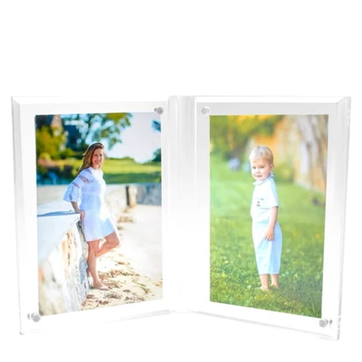 Clear Acrylic Large Double Bevel Frame - Tara Wilson Designs