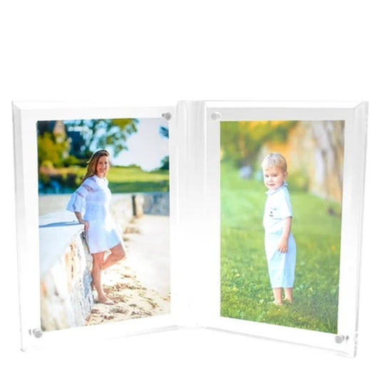 Clear Acrylic Large Double Bevel Frame - Tara Wilson Designs