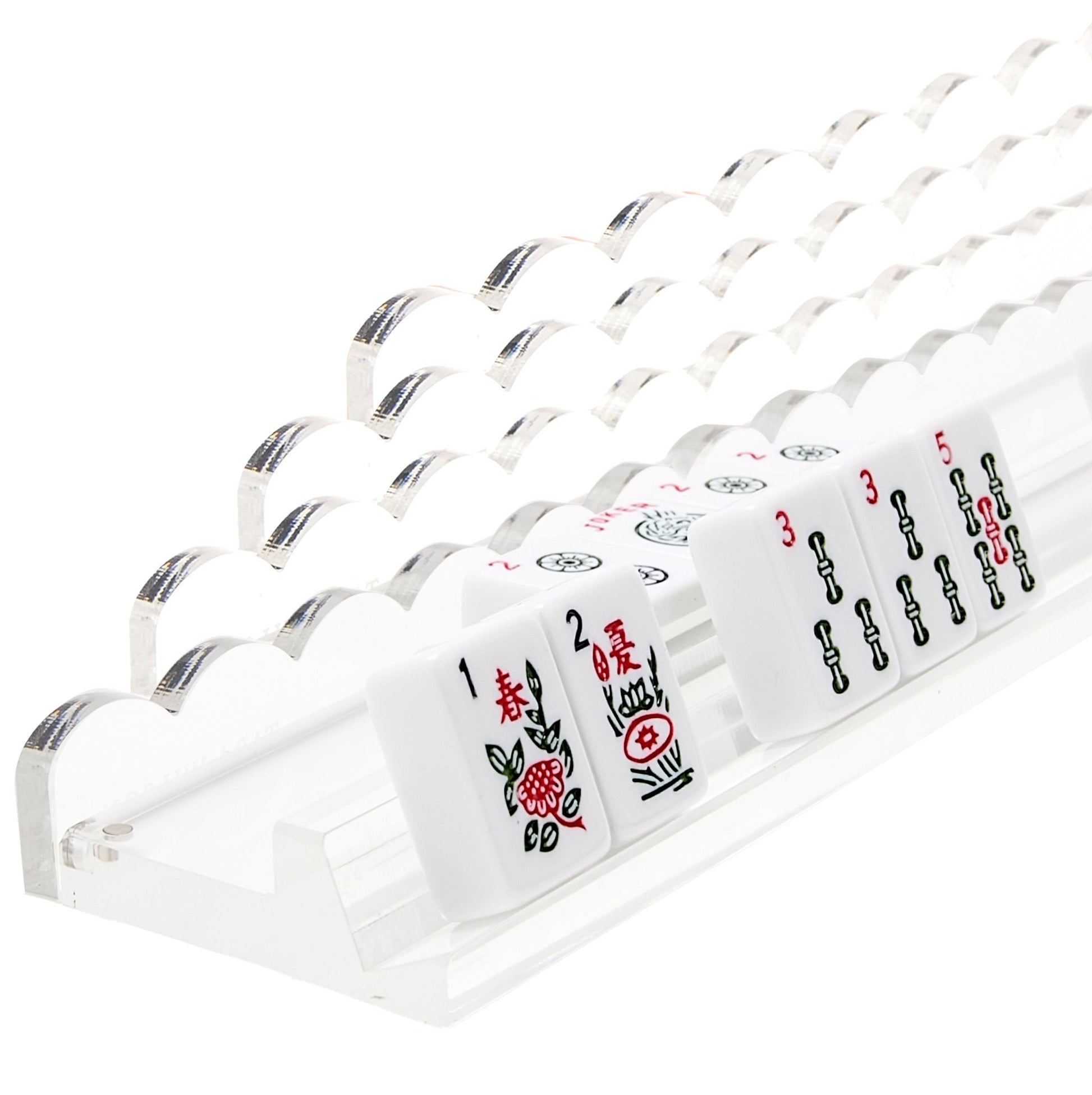 Clear Acrylic Mahjong Racks - Tara Wilson Designs