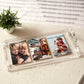 Clear Acrylic Scallop Handle Photo Tray - Tara Wilson Designs