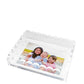 Clear Acrylic Scallop Photo tray - Tara Wilson Designs