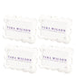 Clear Acrylic Scallop Place Card Holder (Set of 4) - Tara Wilson Designs